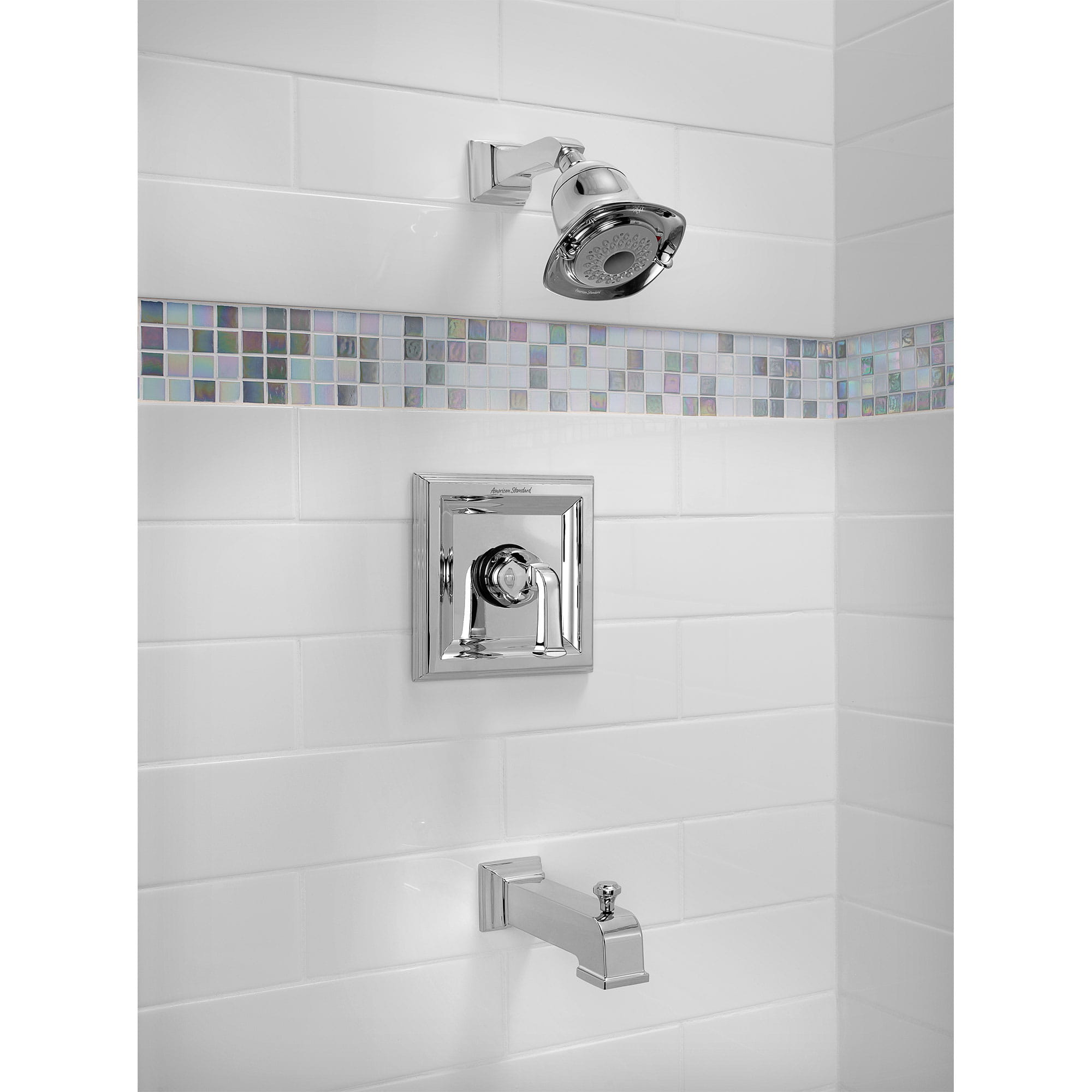 Town Square 20 GPM Tub and Shower Trim Kit with FloWise Showerhead and Lever Handle CHROME